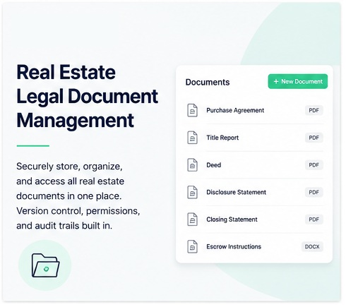 Real estate law software